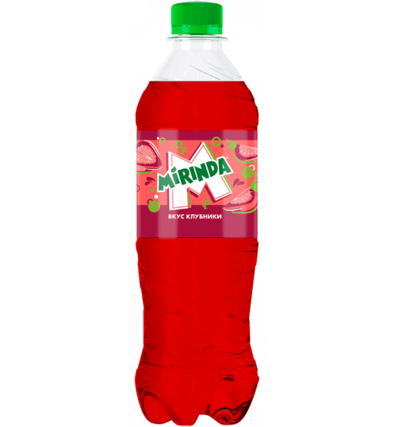MIRINDA with a strawberry flavor