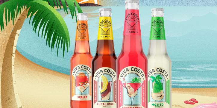 Lidskаe Pivo presents a long awaited brand new product in the Long Drink (cocktails) category – Viva Costa!